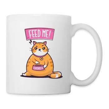 Feed Me - Chonker - Mug blanc - blanc - Droite