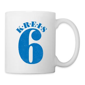 Kreis 6 (Vintage Design) - Tasse - Weiß - Rechts