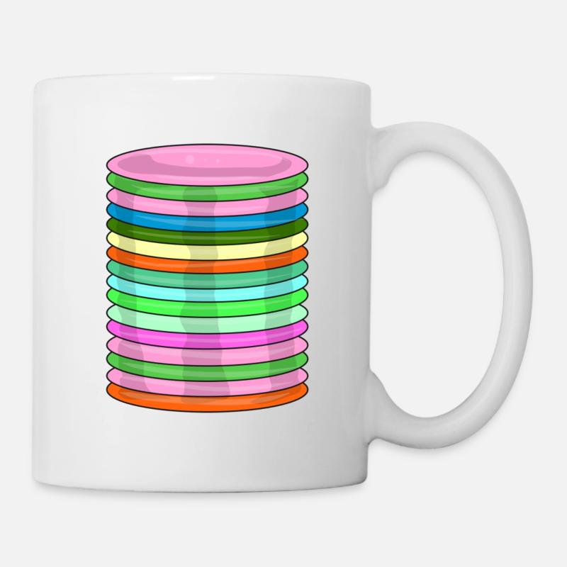 Frisbee Golf Disc Frisbee Discgolf - Tasse - Weiß