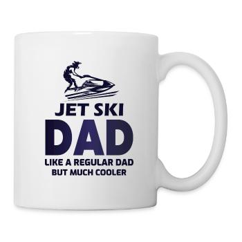 Jet ski Water Sports Boat Dad Fathers day Funny - Mug - white - Right