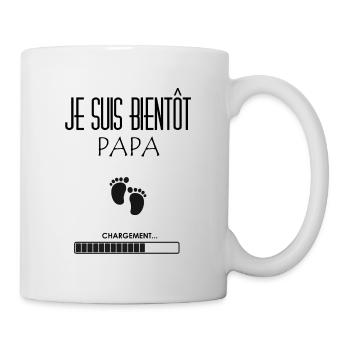 Je suis bientôt Papa - Mug blanc - blanc - Droite