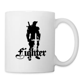 RPG Fighter Silhouette - Mug blanc - blanc - Droite