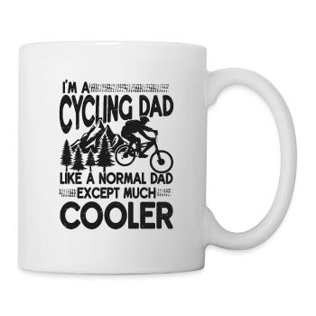 VÉLO DE MONTAGNE VÉLO DE MONTAGNE Papa - Mug blanc - blanc - Droite