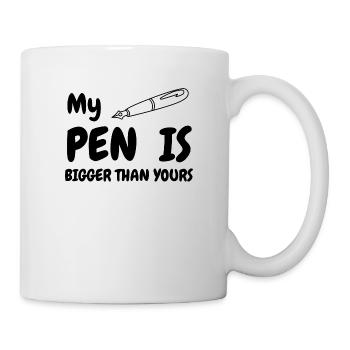 Pen bigger - Mug - white - Right