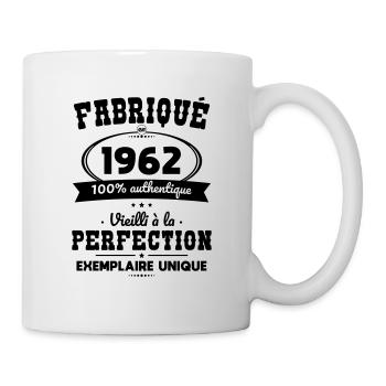 Anniversaire 60 ans - Fabriqué en 1962 - Mug blanc - blanc - Droite