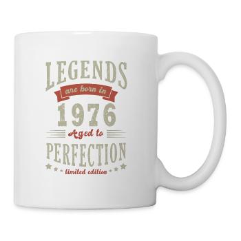 Legende geboren 1976 Geburtstagsgeschenk 47 Jahre - Tasse - Weiß - Rechts