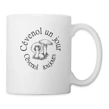 Cévenol un jour, Cévenol toujours - Mug blanc - blanc - Droite