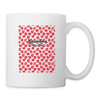 Grandma was here - Tasse - Weiß - Rechts