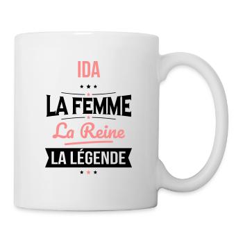 Ida - La Femme - La Reine - La Légende - Mug blanc - blanc - Droite