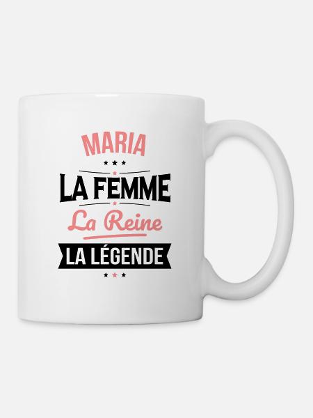 Maria - La Femme - La Reine - La Légende - Mug blanc - blanc