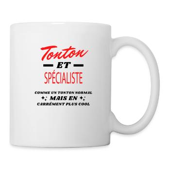 Tonton et SPÉCIALISTE - Mug blanc - blanc - Droite