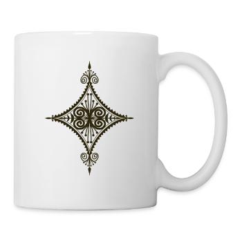 Tatouage Marocain Au Henné - Mug blanc - blanc - Droite