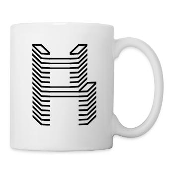 Conception unique du logo Letter R - Mug blanc - blanc - Droite