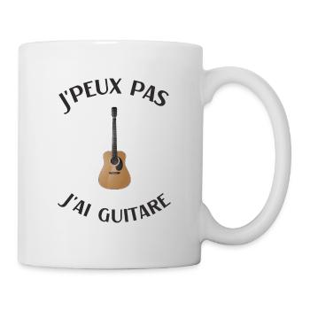Humour guitariste guitare musique - Mug blanc - blanc - Droite