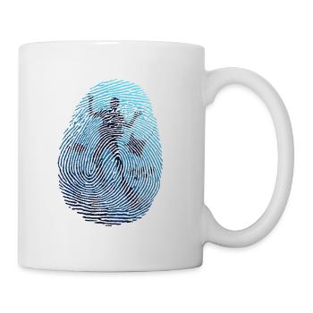 Tauchen Meine DNA für Sporttaucher - Tasse - Weiß - Rechts