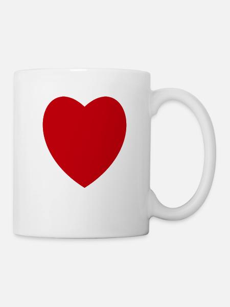 hearts 4image2 - Mug - white