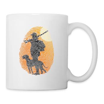 Jagd Jäger Jagd auf meine DNA - Tasse - Weiß - Rechts