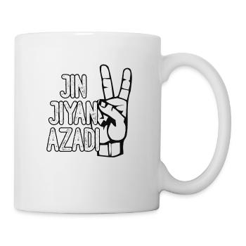 jin jiyan azadi - Tasse - Weiß - Rechts
