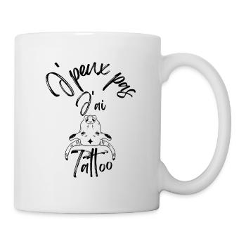 J peux pas j ai Tattoo - Mug blanc - blanc - Droite