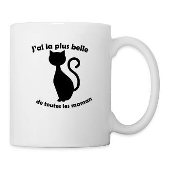 j'ai la plus belle de toutes les maman - Mug blanc - blanc - Droite