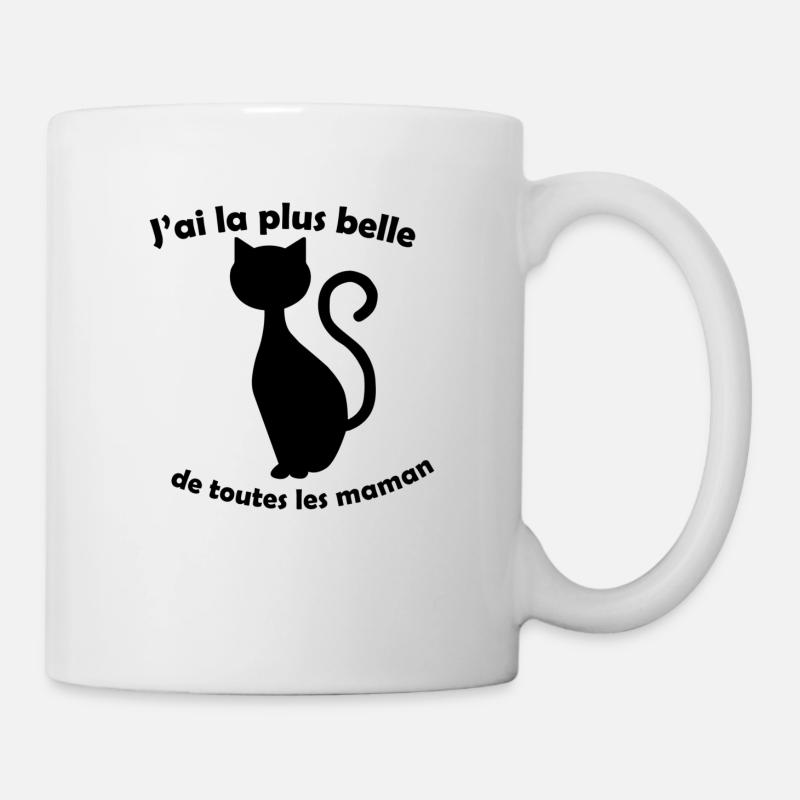 j'ai la plus belle de toutes les maman - Mug blanc - blanc