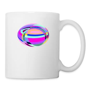 buntes - Tasse - Weiß - Rechts