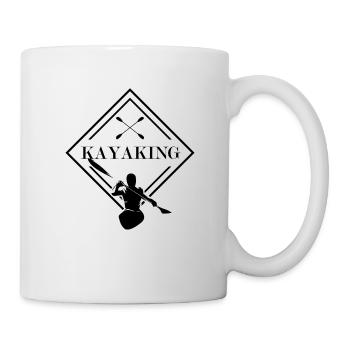 Kayak Wassersport - Tasse - Weiß - Rechts