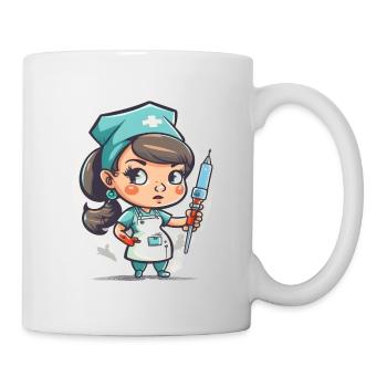 Pflege der Zukunft - Tasse - Weiß - Rechts