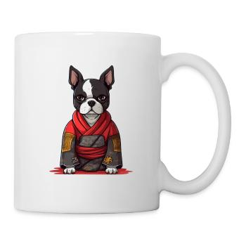 Samurai Wächter - Tasse - Weiß - Rechts
