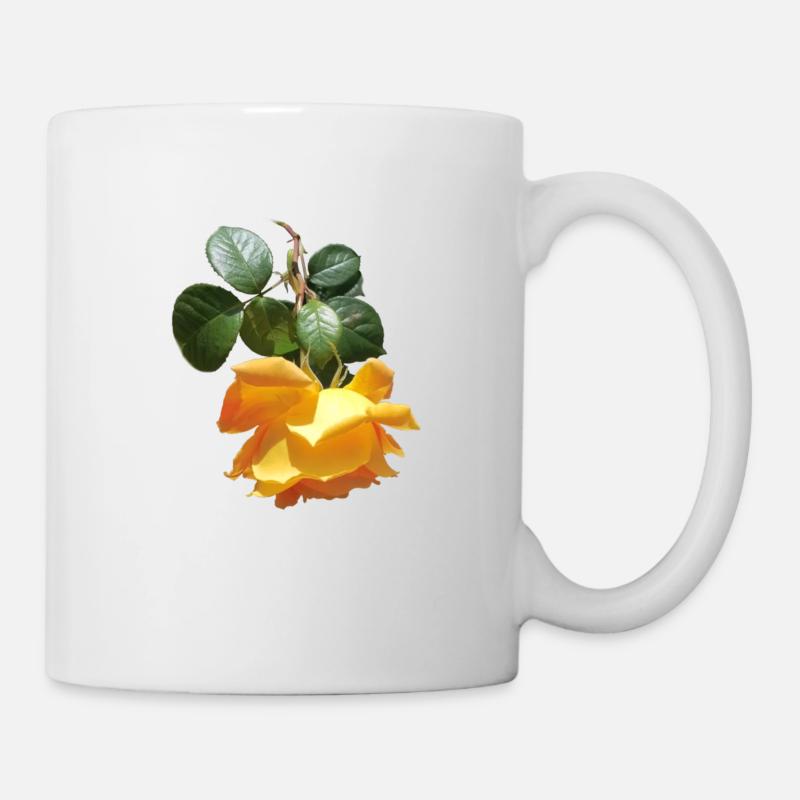 Duftende Frühlingsrose - Tasse - Weiß