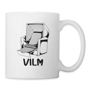 CHAISE DE PLAGE VILM - Mug blanc - blanc - Droite