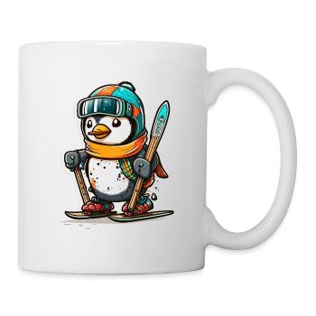 Kühle Abfahrt - Tasse - Weiß - Rechts
