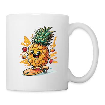 Wellen-Krieger - Tasse - Weiß - Rechts
