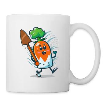 Cuisine de carottes - Mug blanc - blanc - Droite