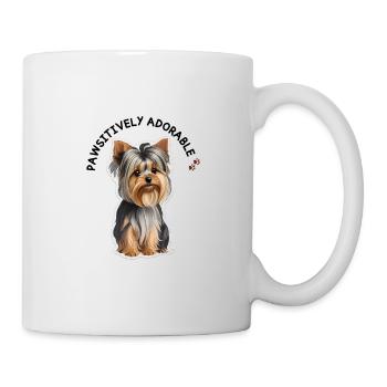 Yorkie with a sweet statement - Mug - white - Right