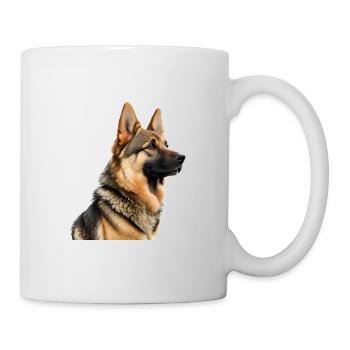 Chien de berger - Mug blanc - blanc - Droite