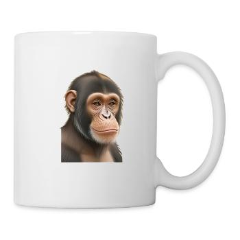 Chimpanzé - Mug blanc - blanc - Droite