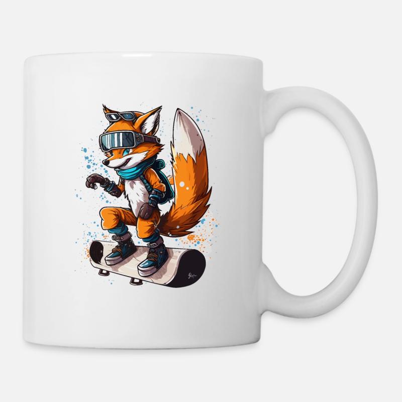 Foxy Frisch - Tasse - Weiß