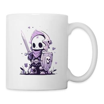 Squelette mignon d’Halloween - Design effrayant mignon - Mug blanc - blanc - Droite
