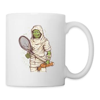 Tennis Halloween Maman Zombie Lazy Costume - Mug blanc - blanc - Droite