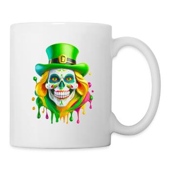 Leprechaun Woman Portrait - Mug - white - Right