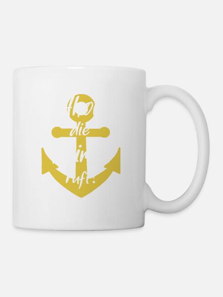 Ahoi die heimat ruft - Tasse - Weiß