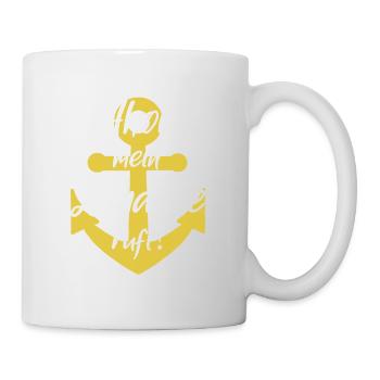 Ahoi mein zuhause ruft - Tasse - Weiß - Rechts