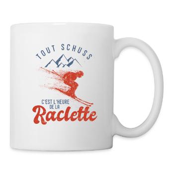 ski tout schuss humour skieur ski montagne - Mug blanc - blanc - Droite
