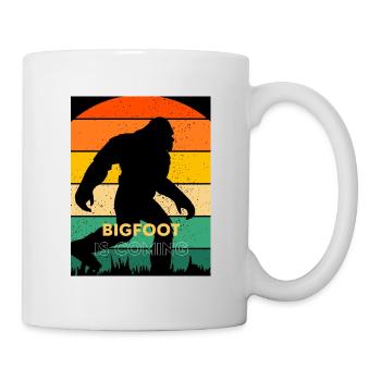 Bigfoot arrive - Mug blanc - blanc - Droite