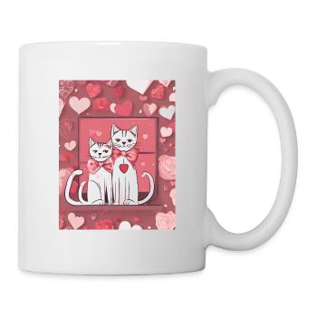 The Loving Cats - Mug - white - Right
