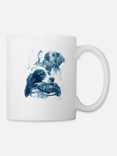 Chasse Chasseur chien de chasse - Mug blanc - blanc