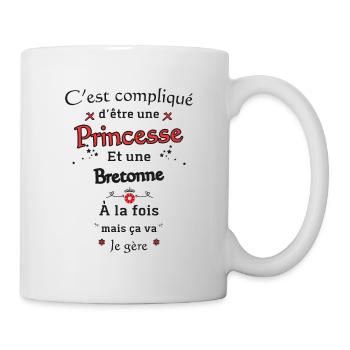 Breton Princess - Mug - white - Right