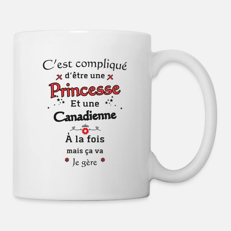 Princesse Canadienne - Mug blanc - blanc
