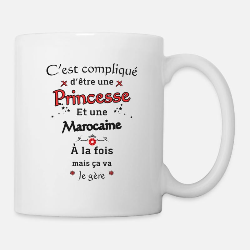 Princesse Marocaine - Mug blanc - blanc